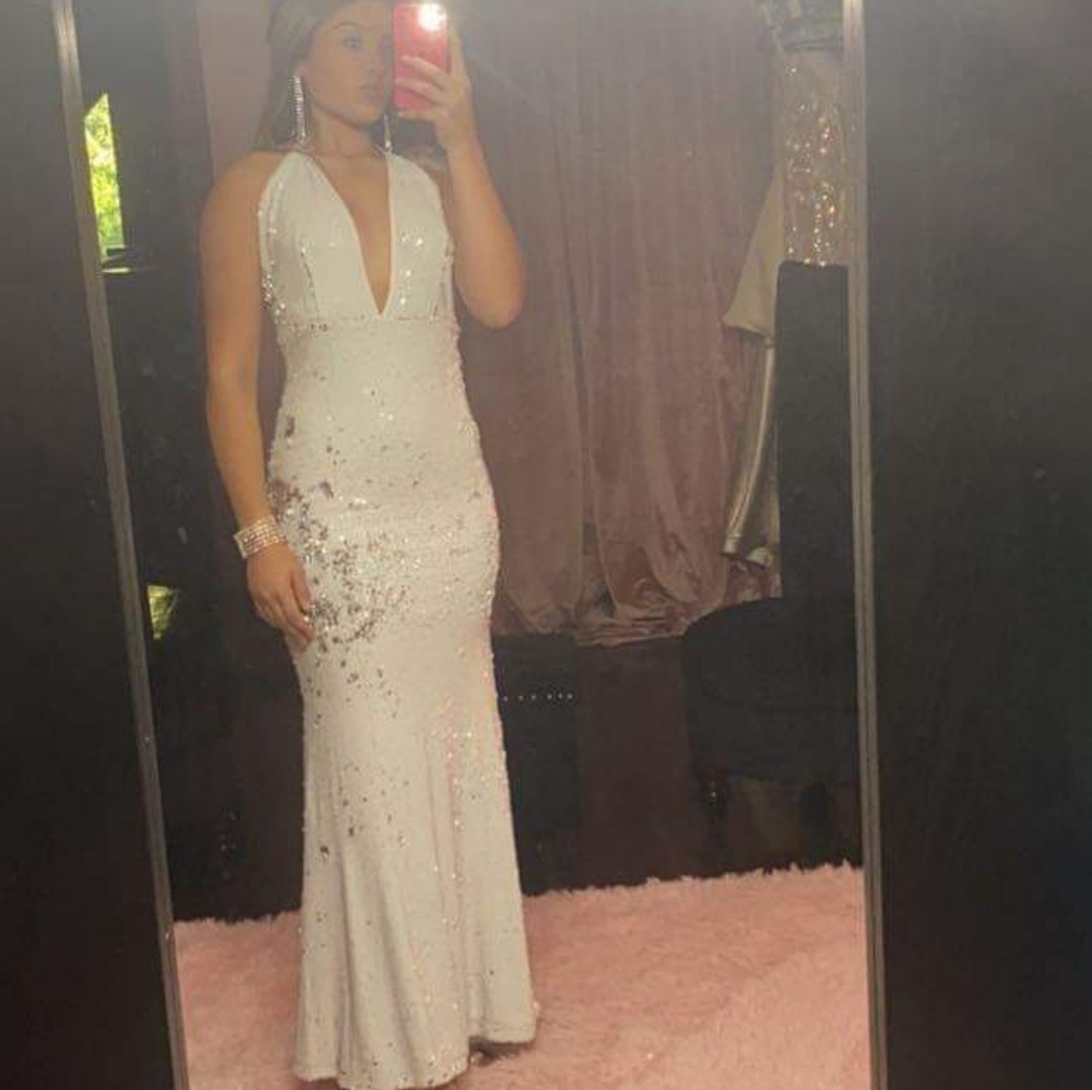 Evening gown white